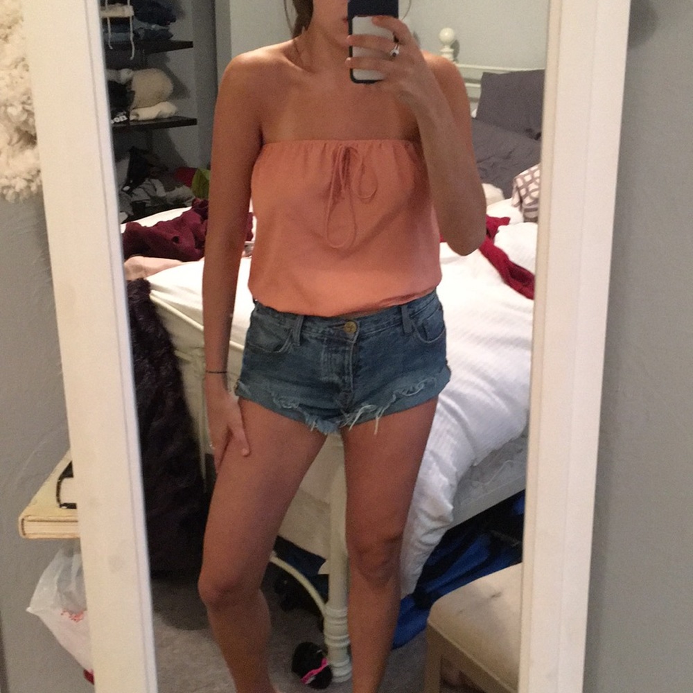 Orange cute top